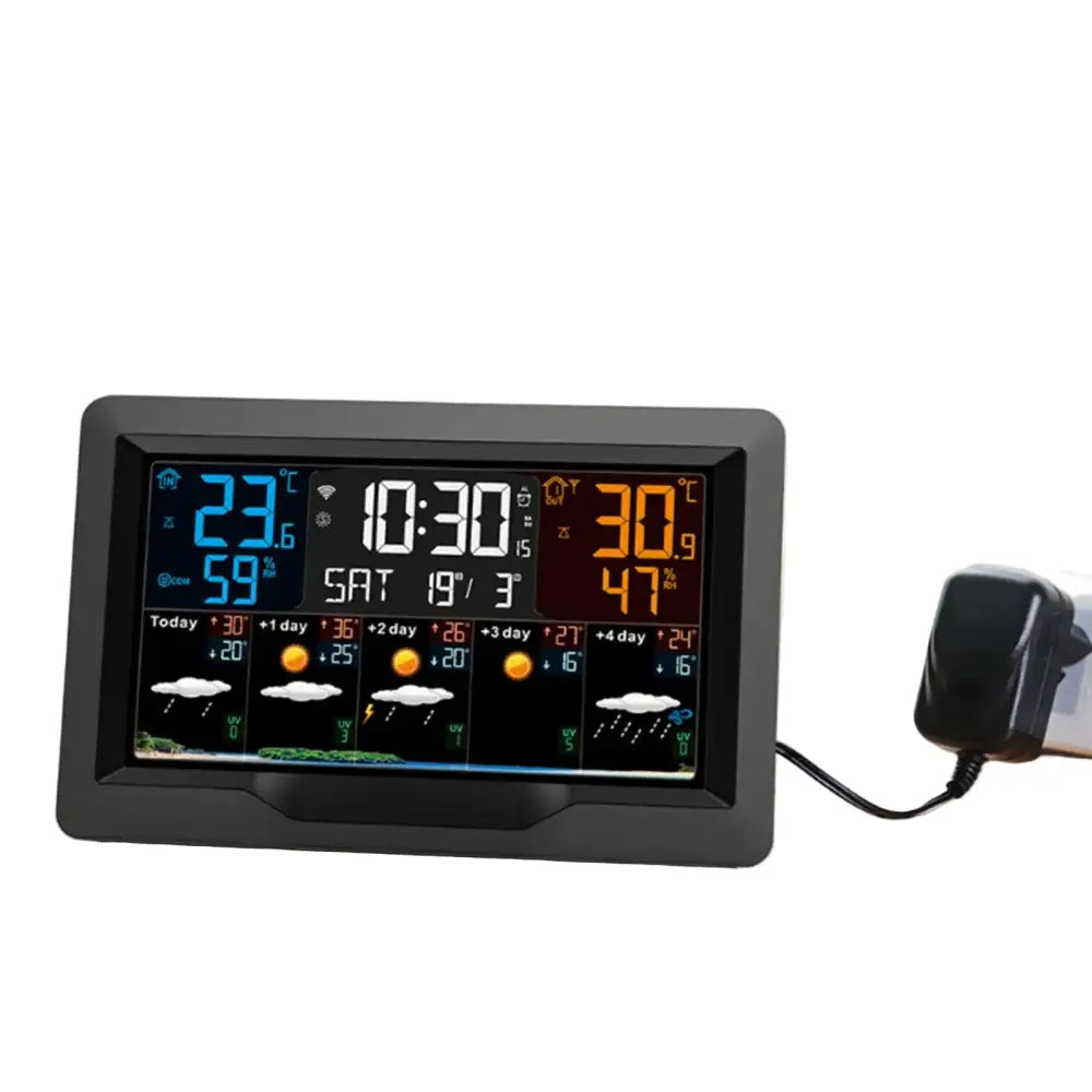 Wi-Fi 4-in-1 Weather Station with TUYA App & Date Display - HBC