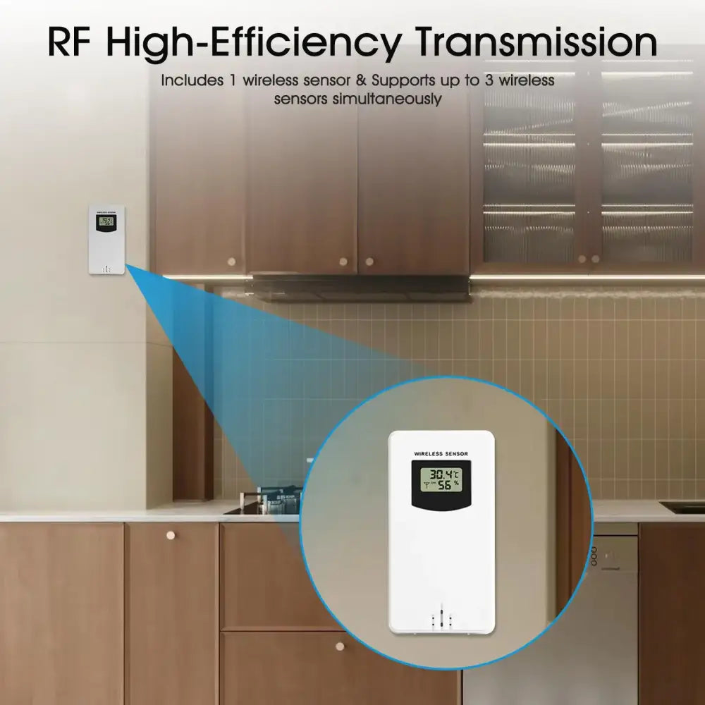 Wi-Fi 4-in-1 Weather Station with TUYA App & Date Display - HBC