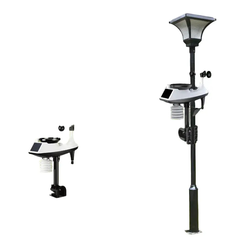 WiFi Smart Weather Station with Temperature & Humidity Sensor - Black - HBC