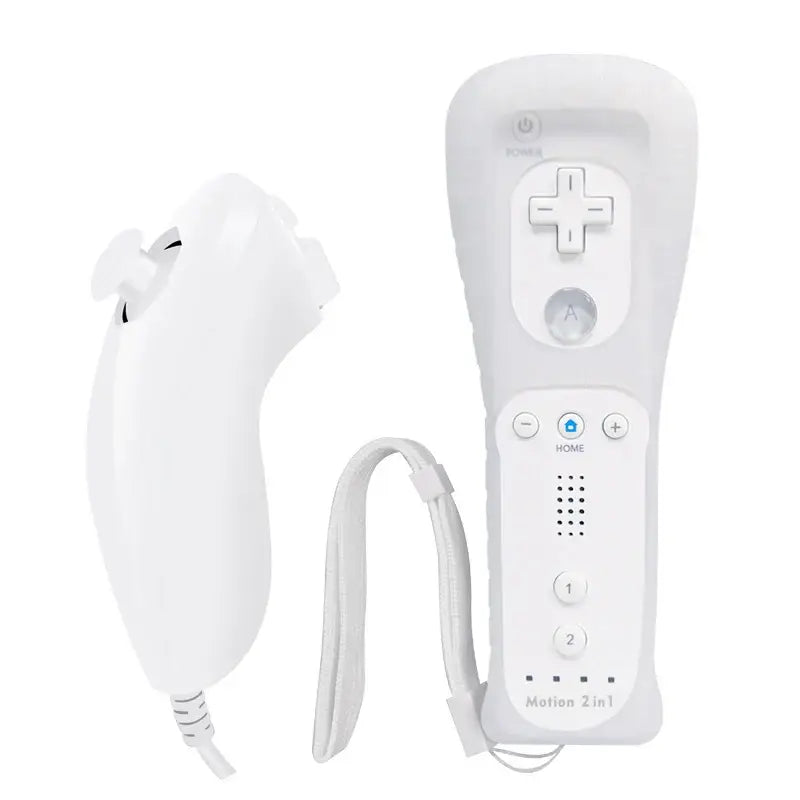 Wii Remote & Controller – With Motion Plus (8 colours available) - White / Controller - 9eight5