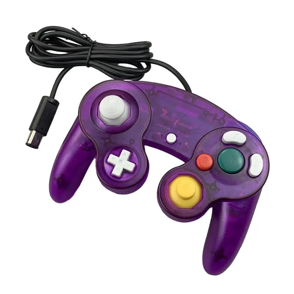 Wired Gamepad Controller for NGC/GameCube (8 colours available) - Purple / Controller - 9eight5