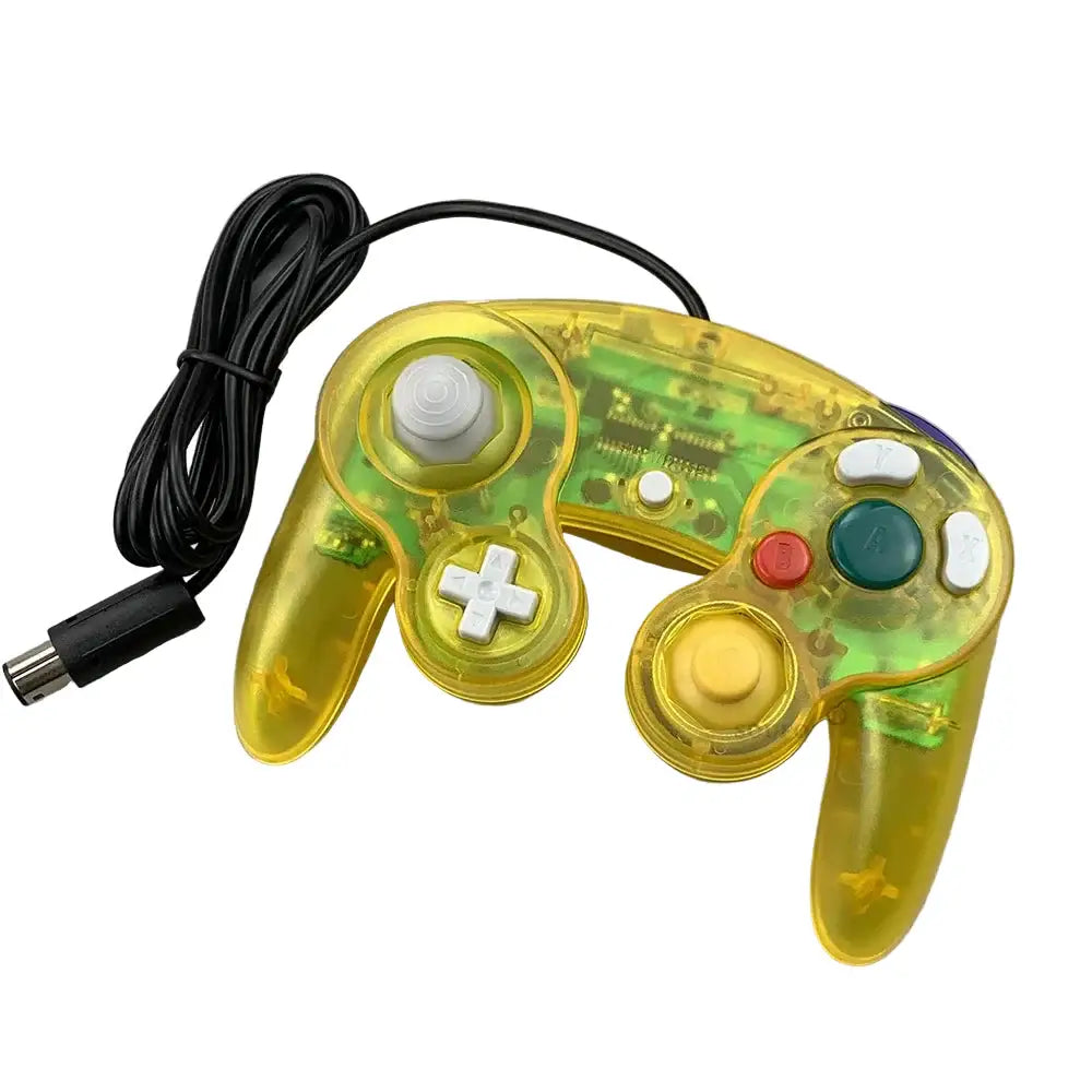 Wired Gamepad Controller for NGC/GameCube (8 colours available) - Yellow / Controller - 9eight5