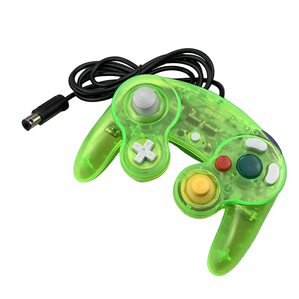Wired Gamepad Controller for NGC/GameCube (8 colours available) - Green / Controller - 9eight5