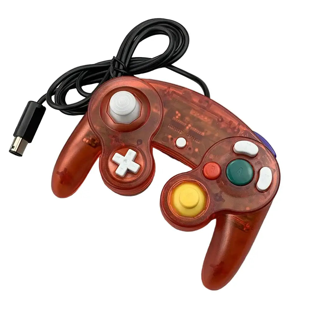 Wired Gamepad Controller for NGC/GameCube (8 colours available) - Red / Controller - 9eight5