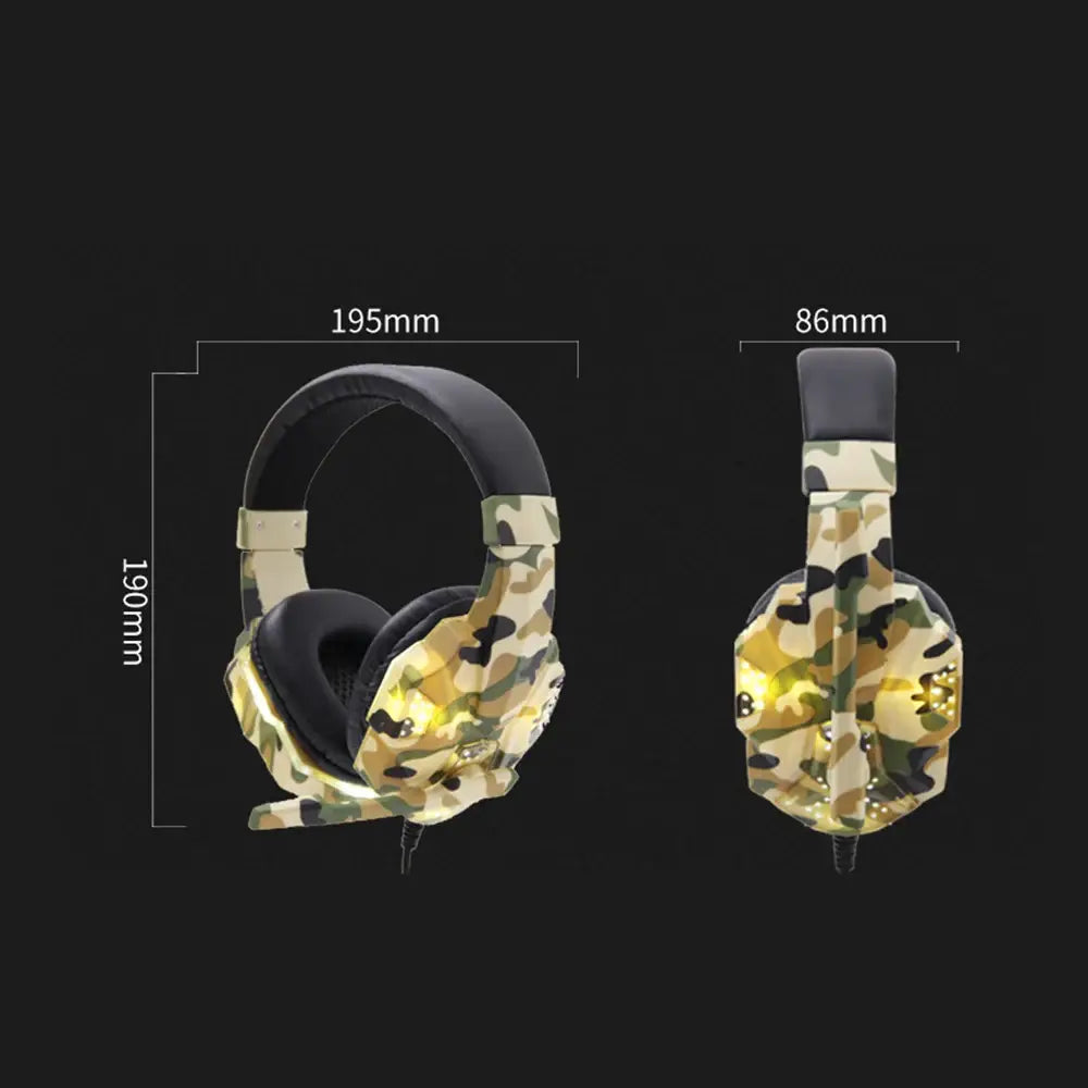 Wired Gaming Headset with Mic & LED (2 colours available) - 9eight5