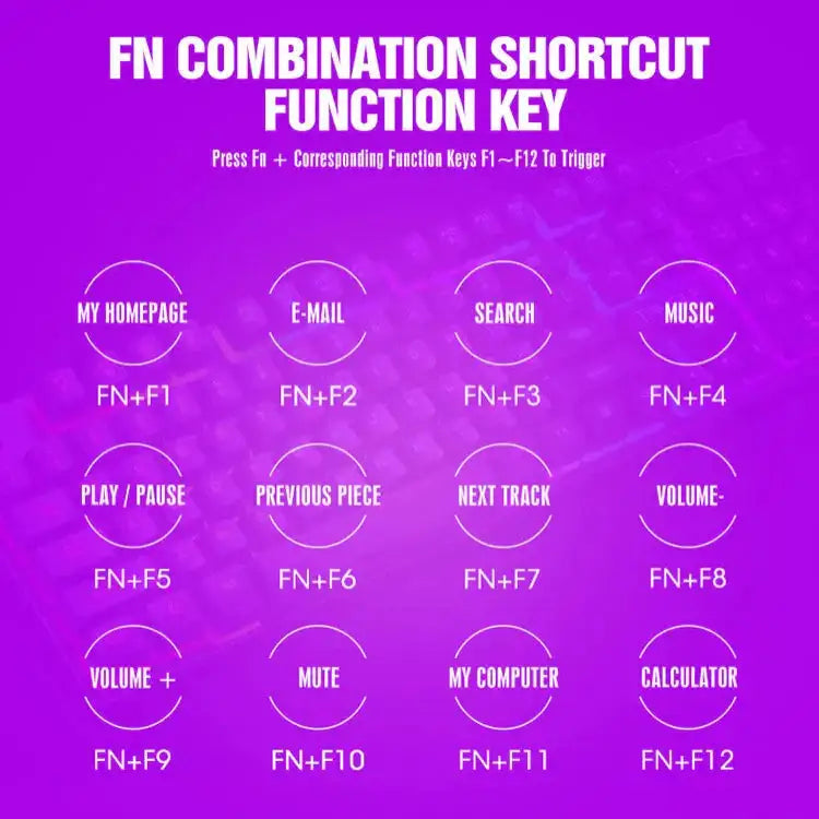 Wired Keyboard & Mouse Set (different language available) - 9eight5