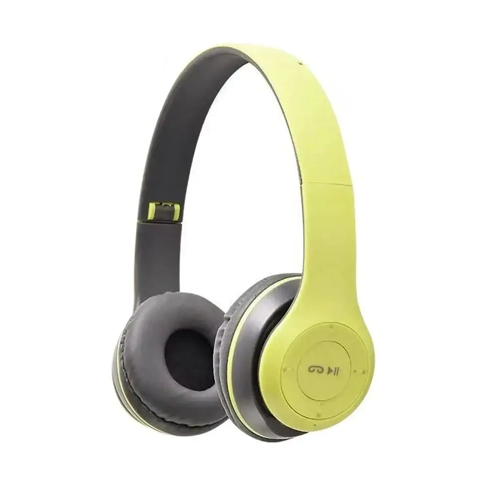 Wireless Bluetooth Headphones – Mic Noise Cancelling (available in 5 colours) - Green / Bluetooth Headphone - 9eight5