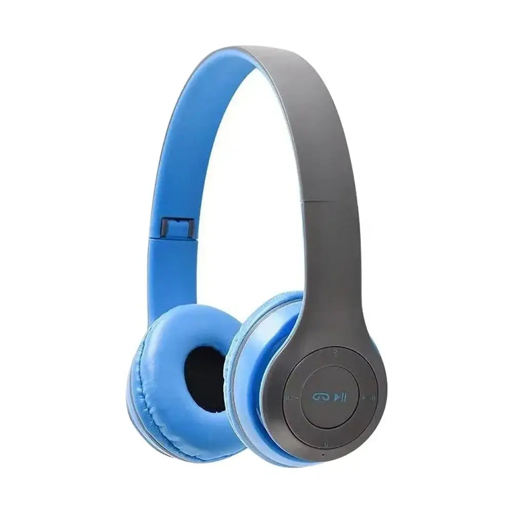 Wireless Bluetooth Headphones – Mic Noise Cancelling (available in 5 colours) - Blue / Bluetooth Headphone - 9eight5