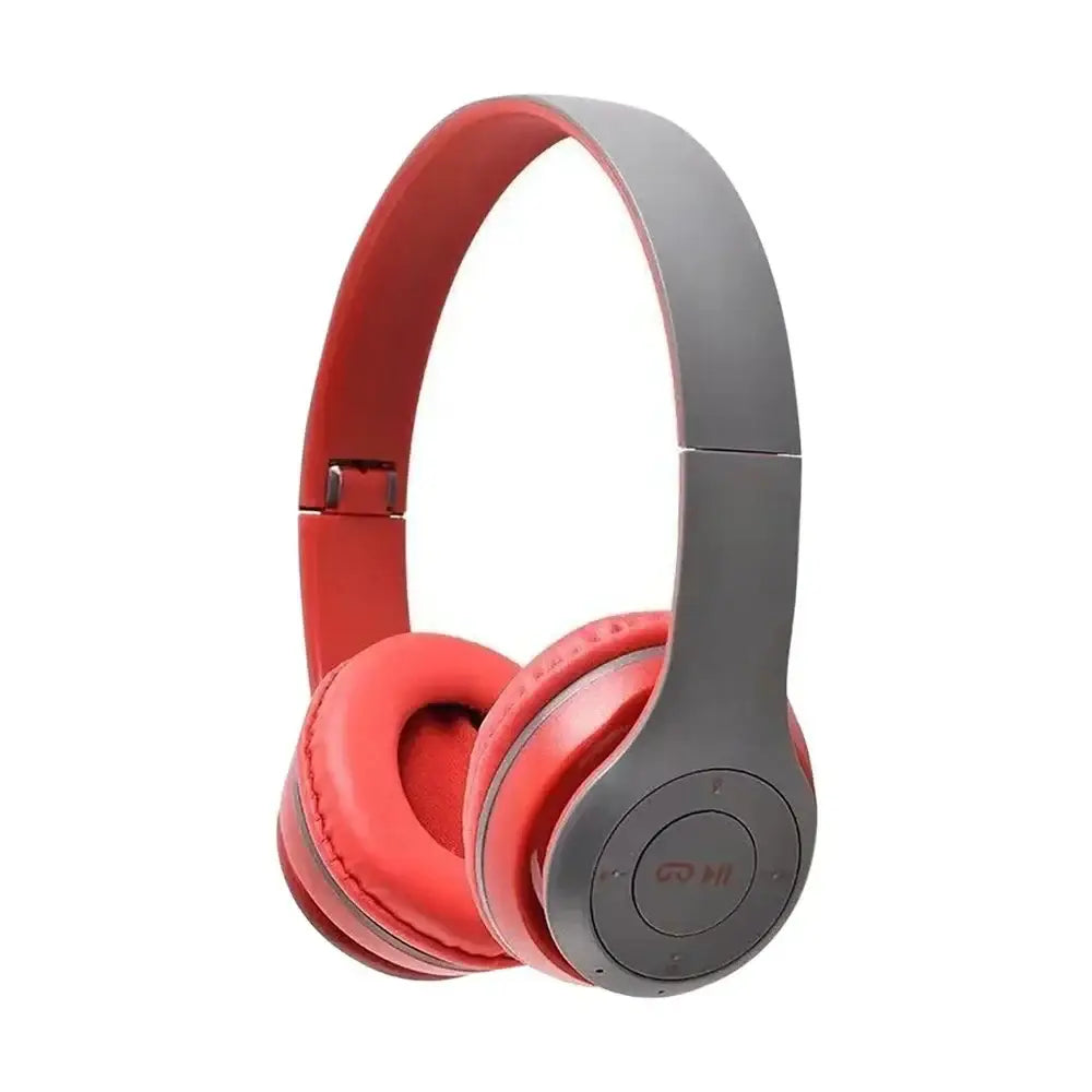 Wireless Bluetooth Headphones – Mic Noise Cancelling (available in 5 colours) - Red / Bluetooth Headphone - 9eight5