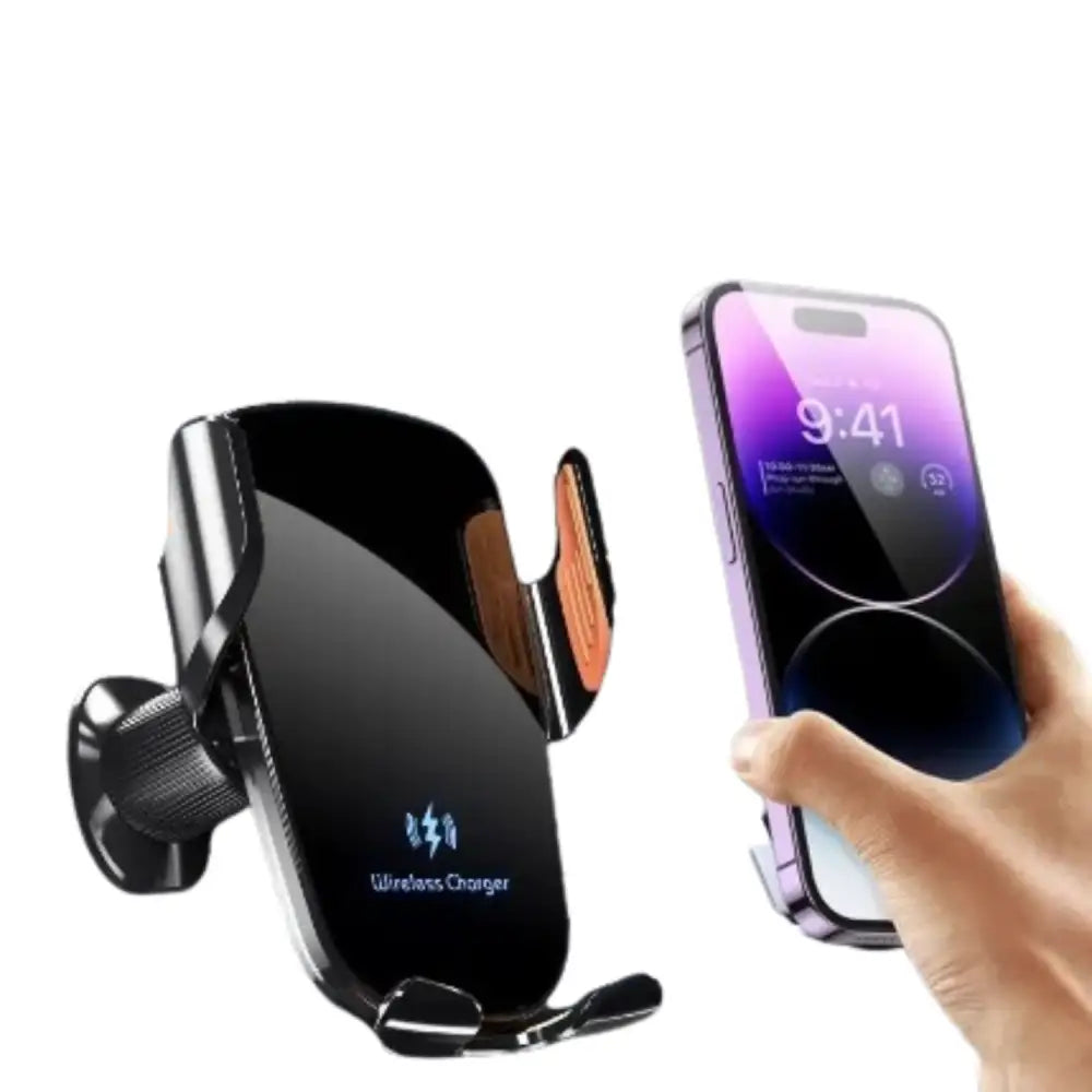 Wireless Car Charger – 15W - Black - 9eight5