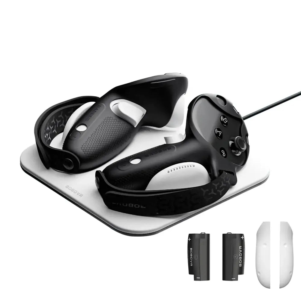 Wireless Charging Dock + G3 Controller Grips for Meta Quest 3/3S - Controller - 9eight5