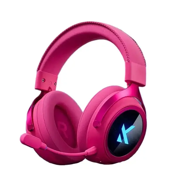 Wireless Gaming Headset – Bluetooth/2.4G (available in 3 colours) - Berry Red / Wireless 7.1 / Gaming Headset - 9eight5