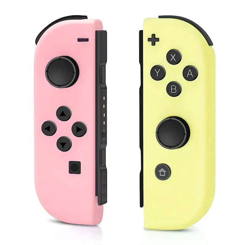 Wireless Joycon Replacement for Switch/Lite/OLED (various colours available) - Pink & Yellow / Controller - 9eight5