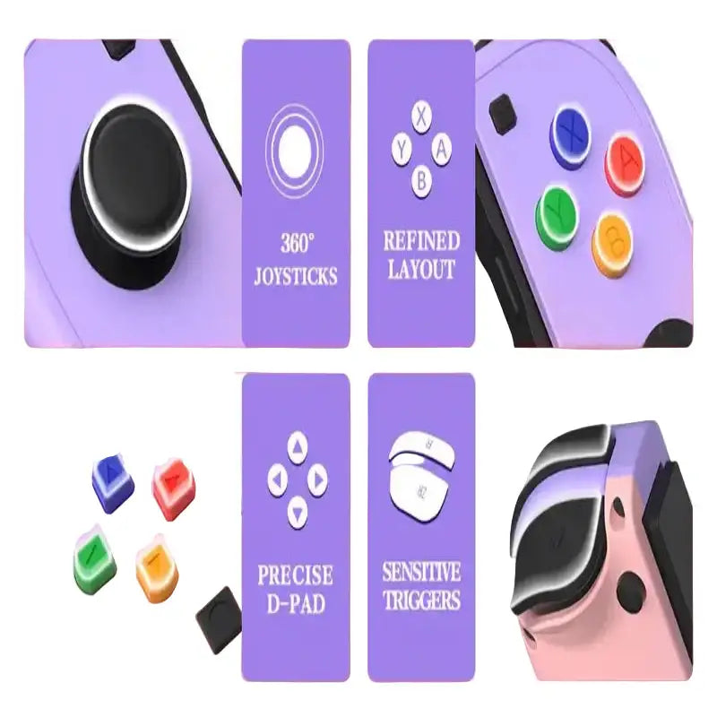 Wireless Joycon Replacement for Switch/Lite/OLED (various colours available) - 9eight5