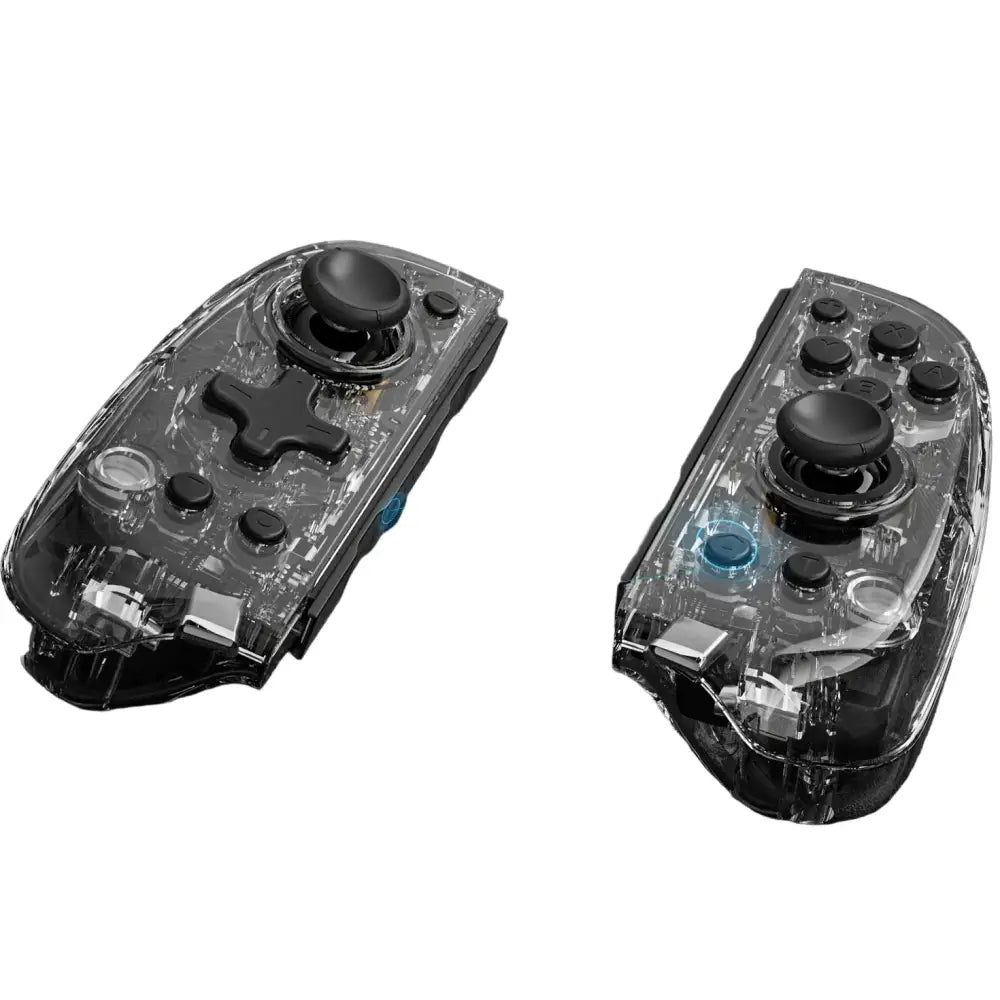 Wireless Joypad – 8-Color LED Turbo Vibration - Transparent / Wireless Controller - 9eight5