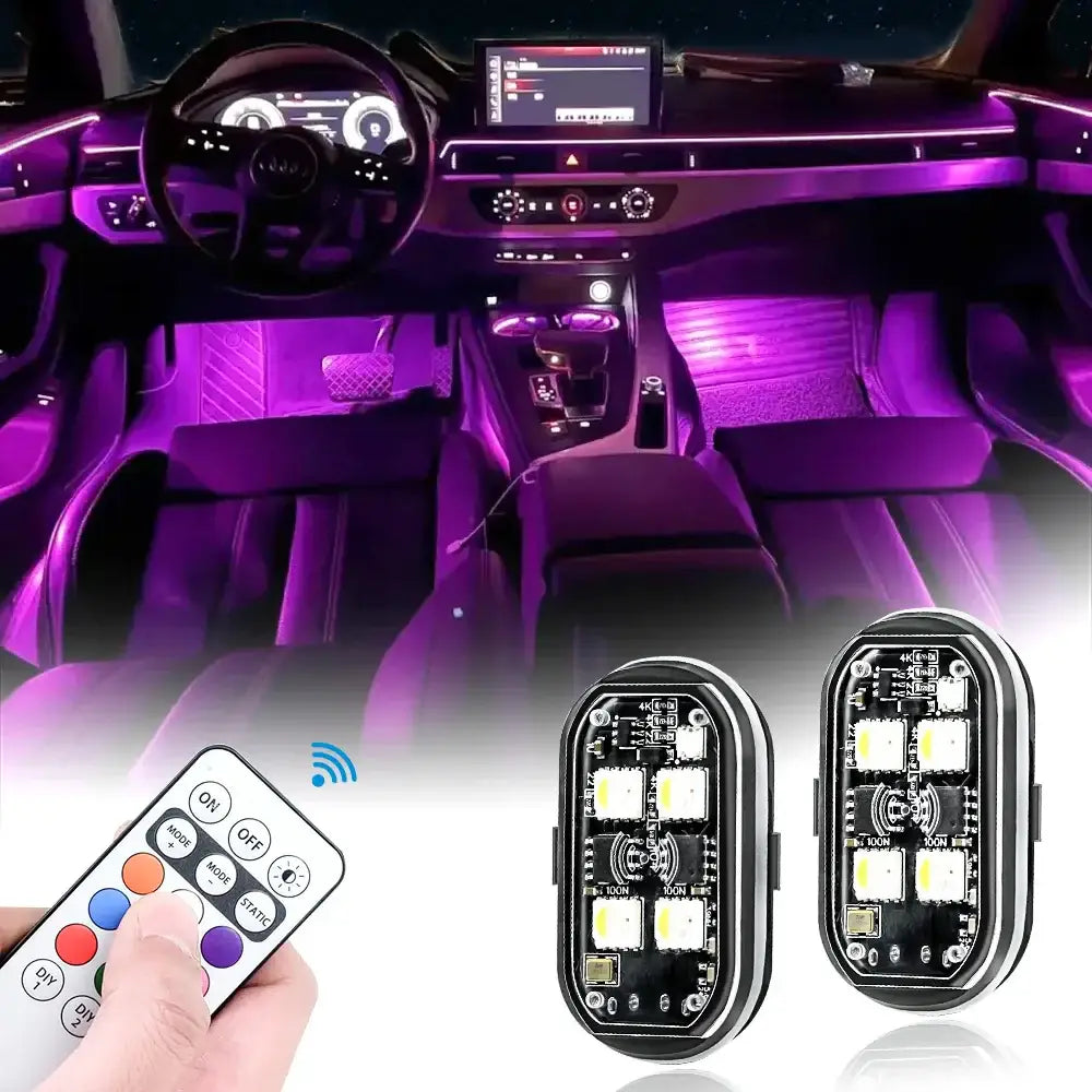 Wireless LED Strobe Lights – 8-Color Rechargeable Anti-Collision Warning Lights - HBC
