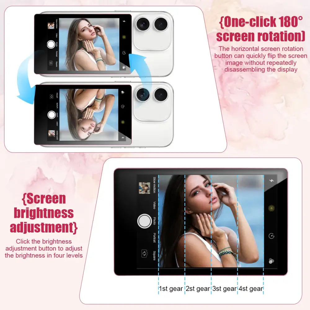 Wireless Magnetic Selfie Monitor Screen for iPhone & Android - 9eight5