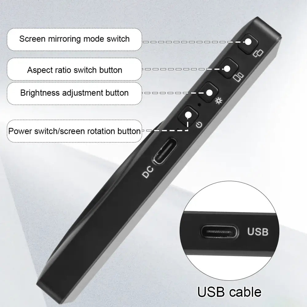 Wireless Magnetic Selfie Monitor Screen for iPhone & Android - 9eight5