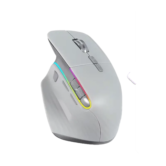 Wireless Mouse Bluetooth + 2.4G Tri-Mode Mouse Mute Mice Ergonomic Gaming Mouse USB-C Rechargeable 5 DPI for Laptop PC