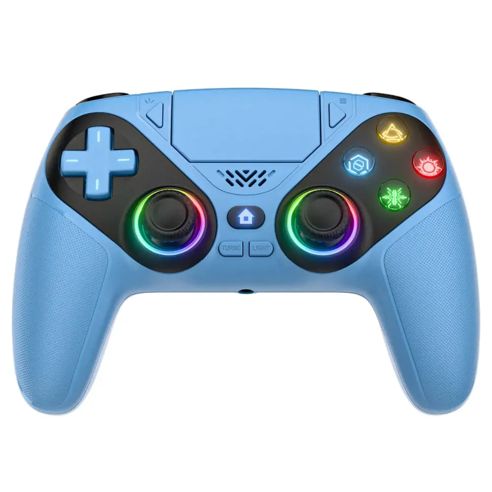 Wireless RGB Controller for PS5/PS5 Pro/PC (4 colours available) - Blue / Controller - 9eight5