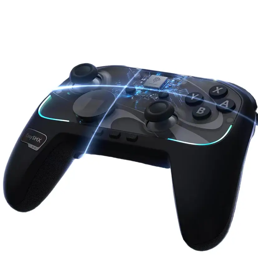 Wireless RGB Gamepad – Switch 2/PC/Phone/TV NFC Gyro (available in Black & White) - 9eight5