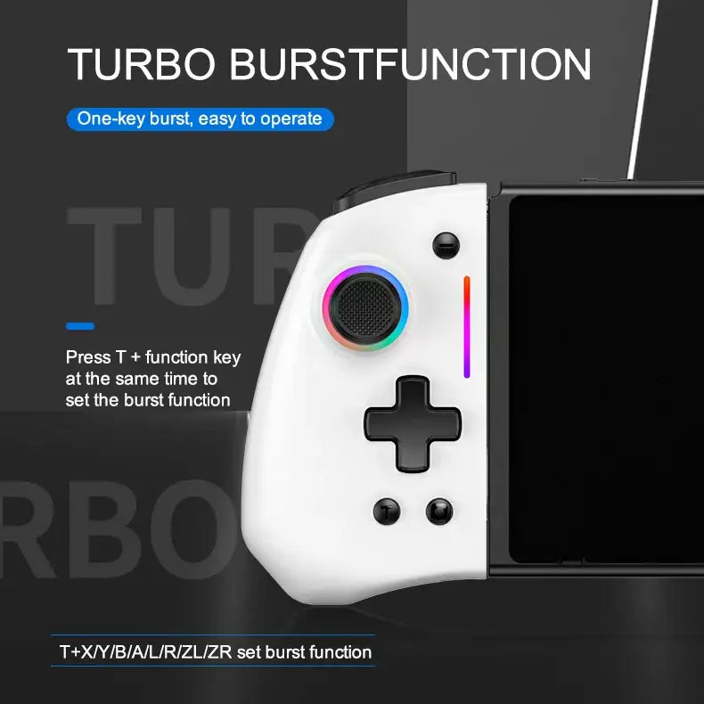 Wireless RGB Joy-Pad – Switch/Lite/OLED (available in 5 colours) - 9eight5