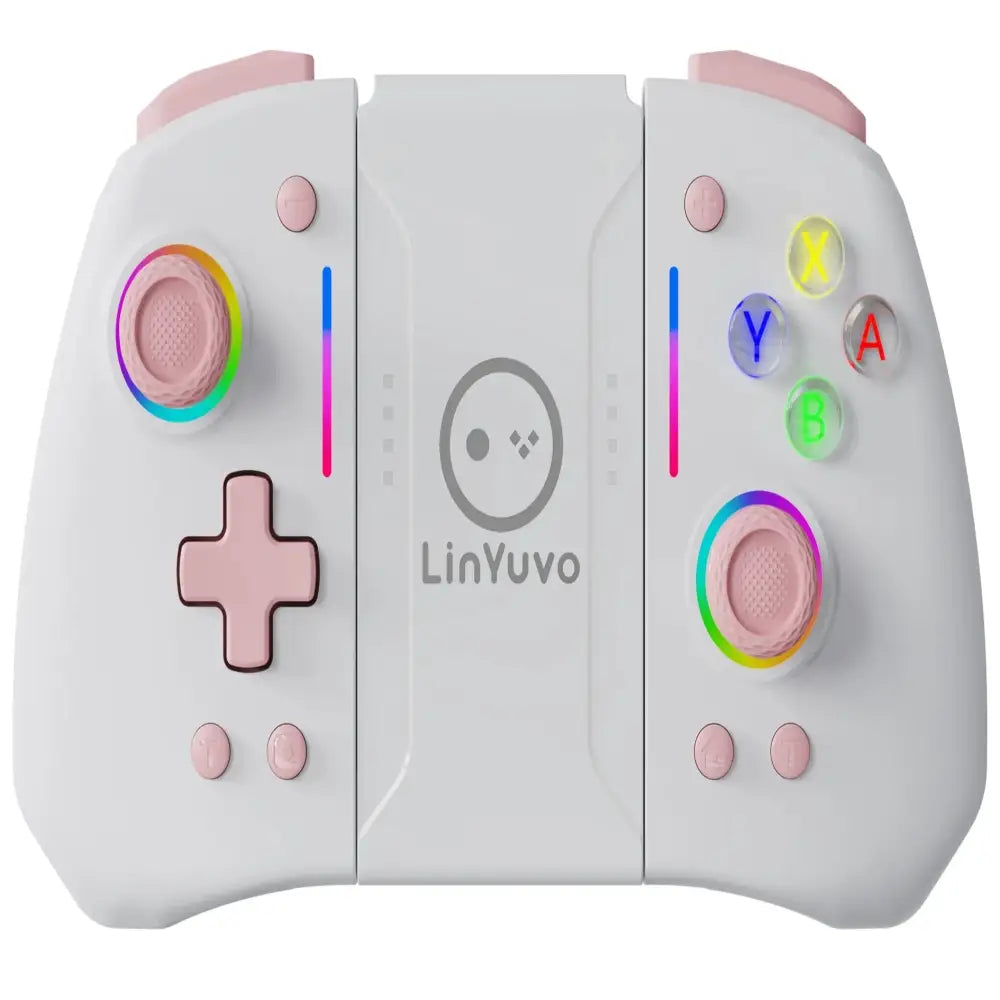 Wireless RGB Joy-Pad – Switch/Lite/OLED (available in 5 colours) - Pink / Gaming Console - 9eight5
