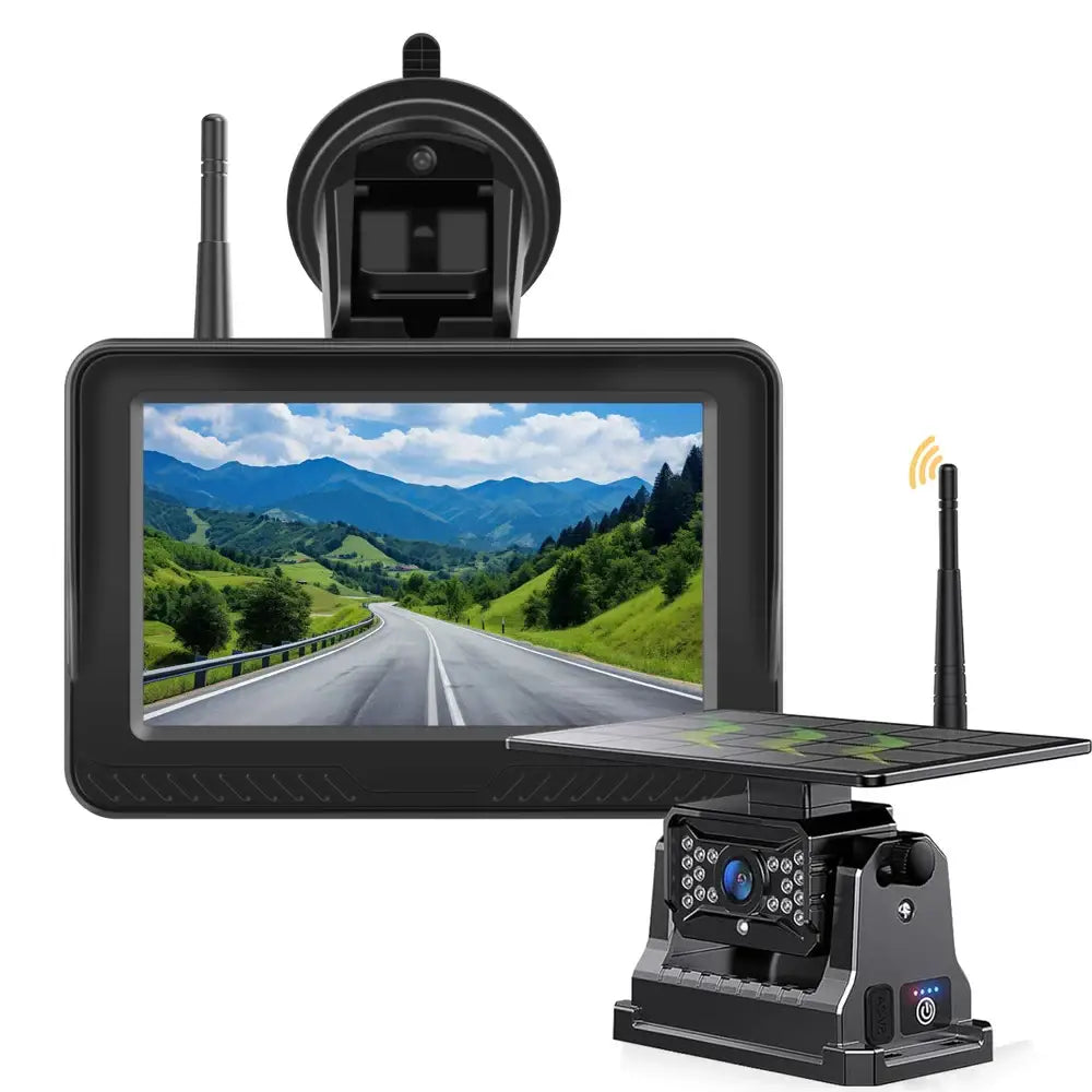 Wireless Solar – 5’’ Rear View Monitor - HBC