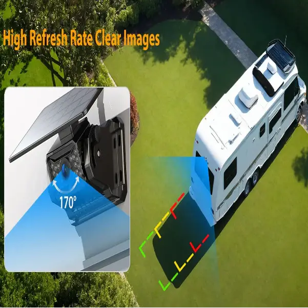 Wireless Solar – 5’’ Rear View Monitor - HBC