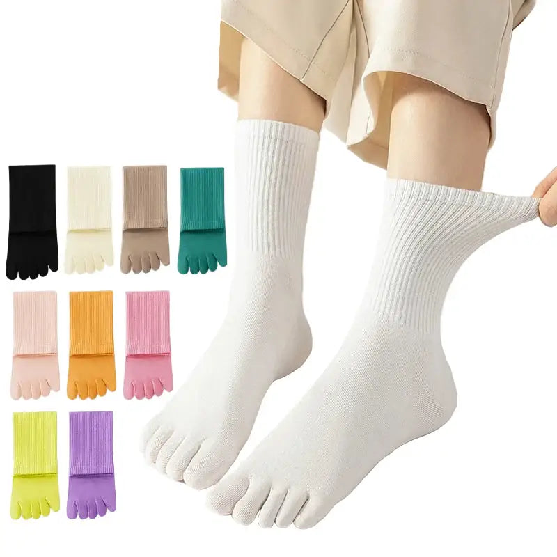 Women’s Five-Toe Socks – 5/10 Pairs - 10 Pairs mix / One size - SS