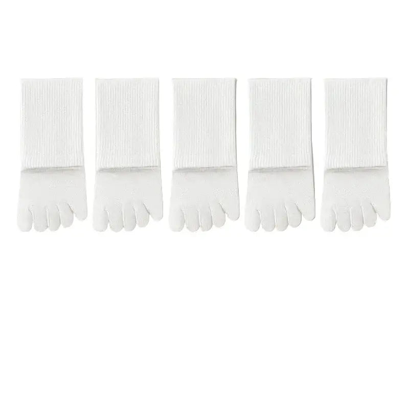 Women’s Five-Toe Socks – 5/10 Pairs - 5 Pairs White / One size - SS