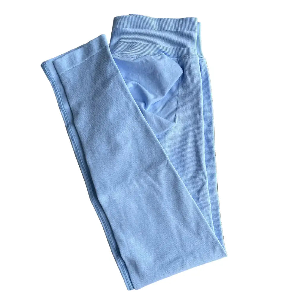 Women’s Seamless Yoga Leggings (different colours and sizes available) - Electric Light Blue / XS - SS