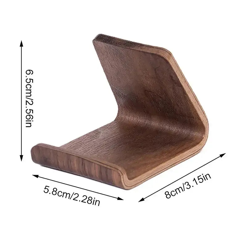 Wooden Phone & Business Card Holder (available in 2 designs) - B - 9eight5