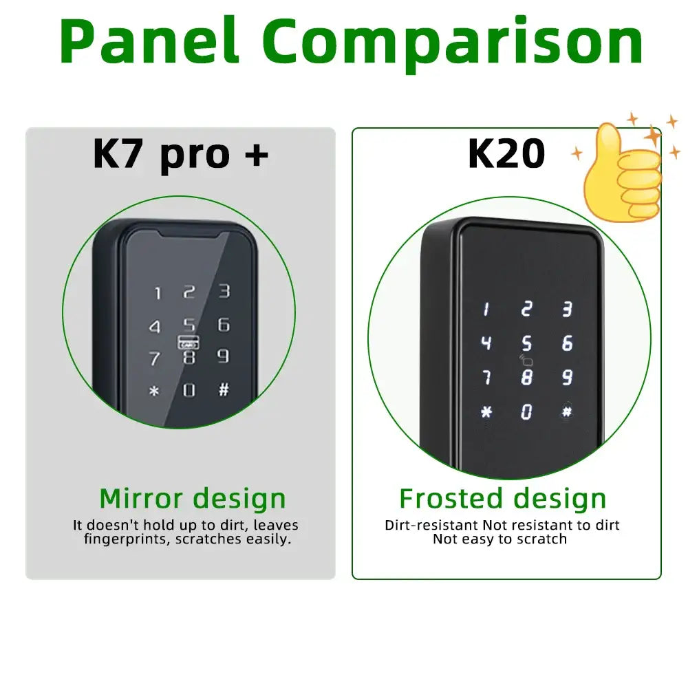 (Work in Progress) RAYKUBE K20 9-language Biometric Fingerprint Door Lock Electronic Door Lock with Tuya APP/IC