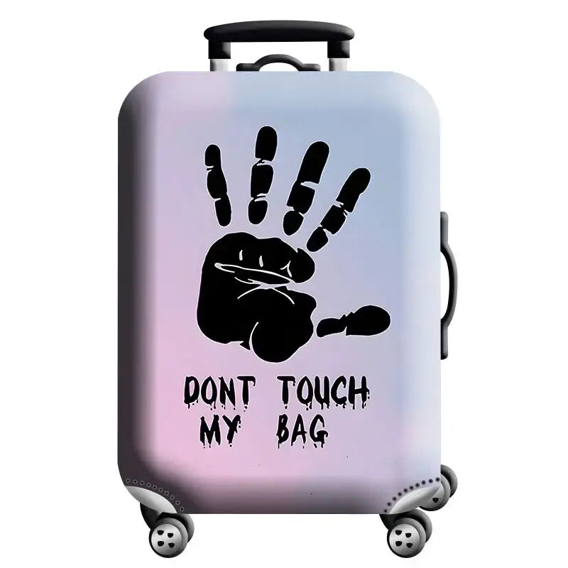 World Map Elastic Luggage Cover (18–32″) (different designs available) - Design - 2 / S / Luggage Cover - SS
