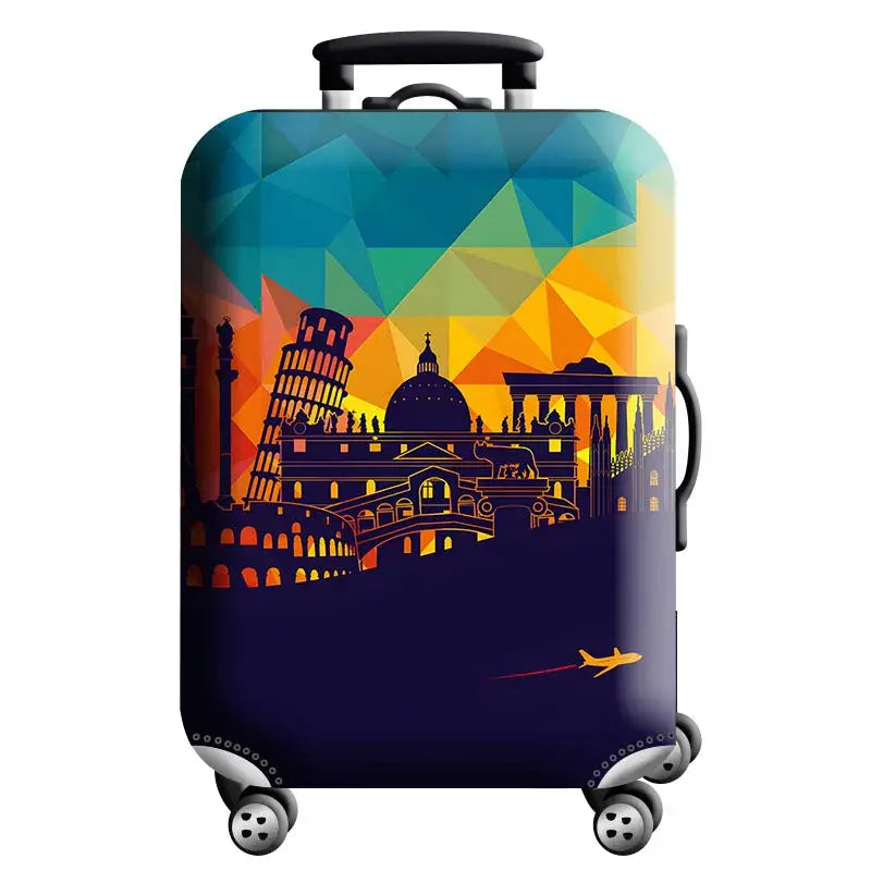 World Map Elastic Luggage Cover (18–32″) (different designs available) - Design - 27 / S / Luggage Cover - SS