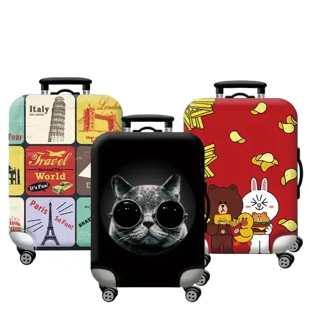 World Map Elastic Luggage Cover (18–32″) (different designs available) - SS