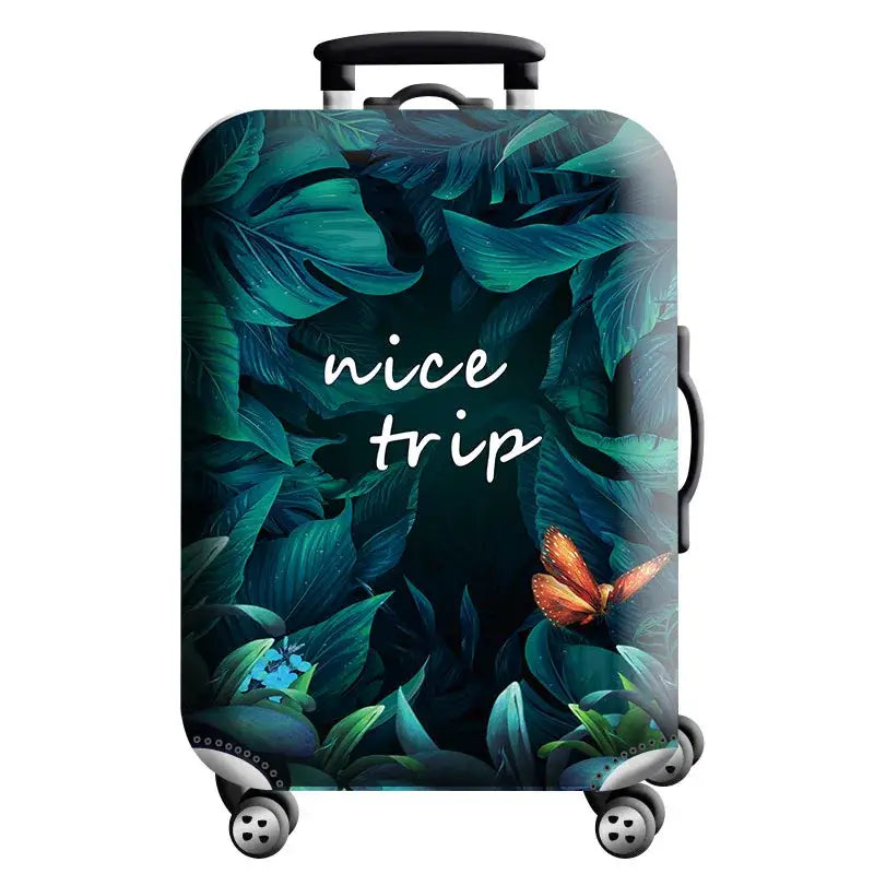 World Map Elastic Luggage Cover (18–32″) (different designs available) - Design - 7 / S / Luggage Cover - SS