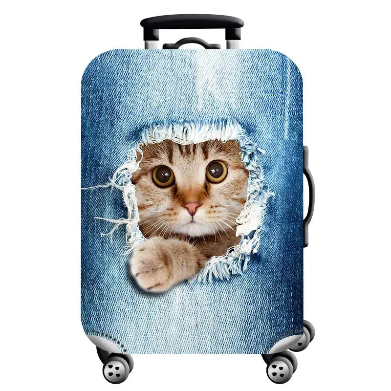World Map Elastic Luggage Cover (18–32″) (different designs available) - Design - 10 / S / Luggage Cover - SS