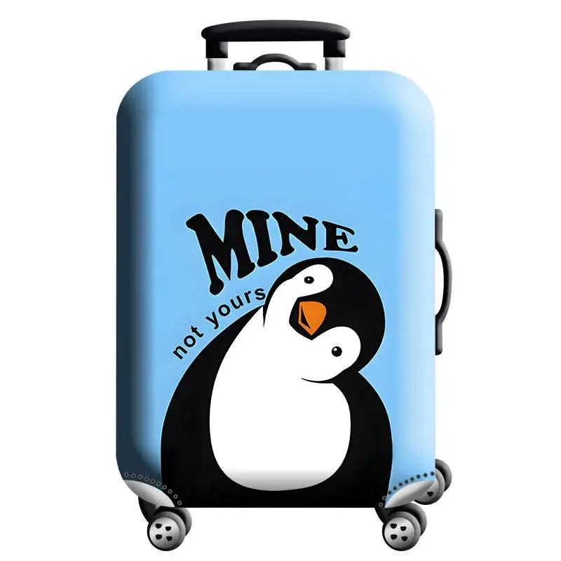 World Map Elastic Luggage Cover (18–32″) (different designs available) - Design - 12 / S / Luggage Cover - SS