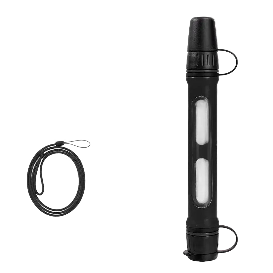 WRELS Portable Water Purifier Straw Survival Filter NSF Certified 99.999% Sterilization Emergency Camping Hiking Water