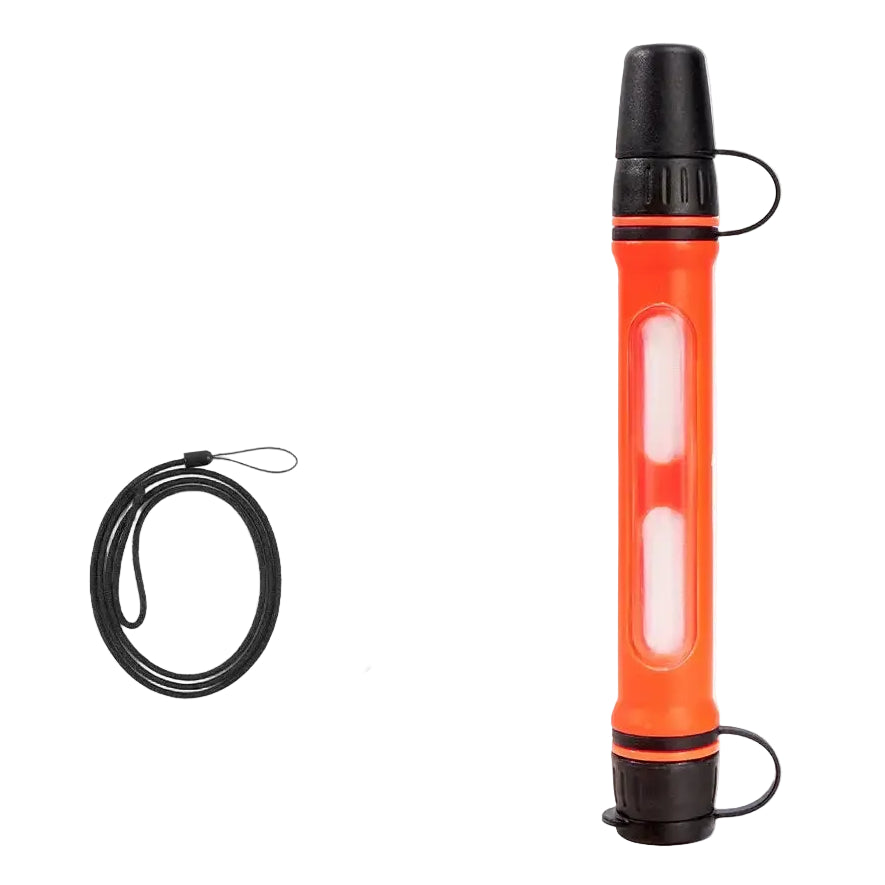 WRELS Portable Water Purifier Straw Survival Filter NSF Certified 99.999% Sterilization Emergency Camping Hiking Water