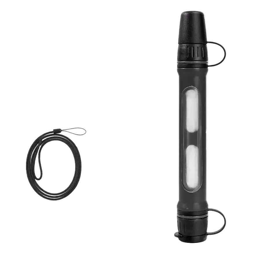 WRELS Portable Water Purifier Straw Survival Filter NSF Certified 99.999% Sterilization Emergency Camping Hiking Water