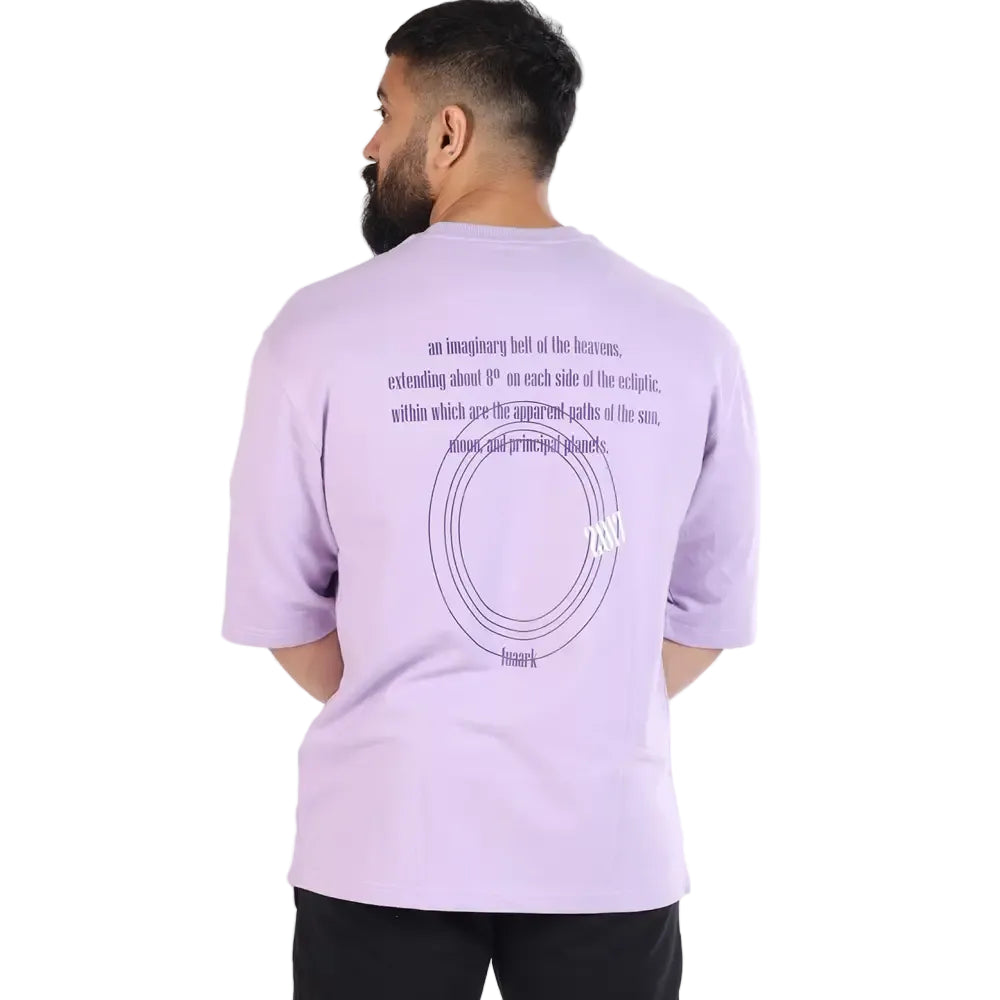 Zodiac Oversized T-shirt Lilac