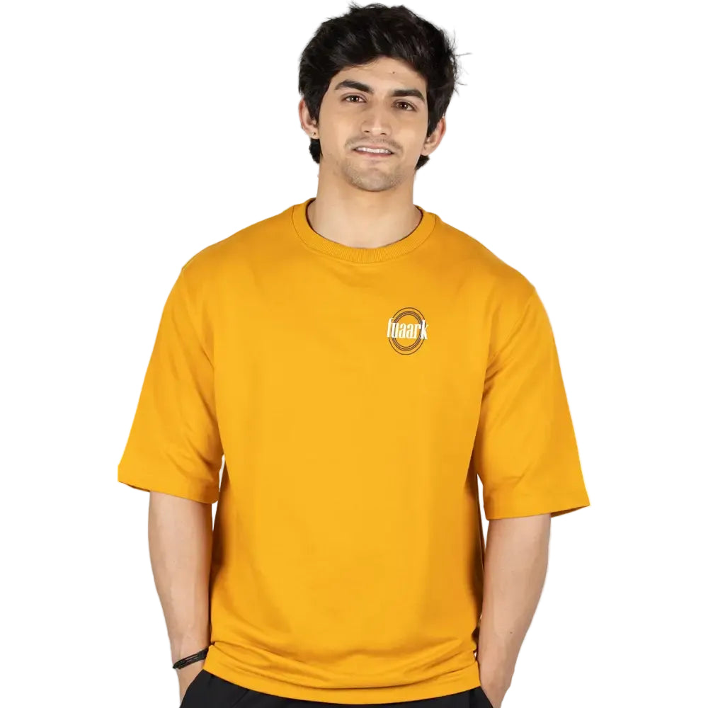 Zodiac Oversized T-shirt Mustard