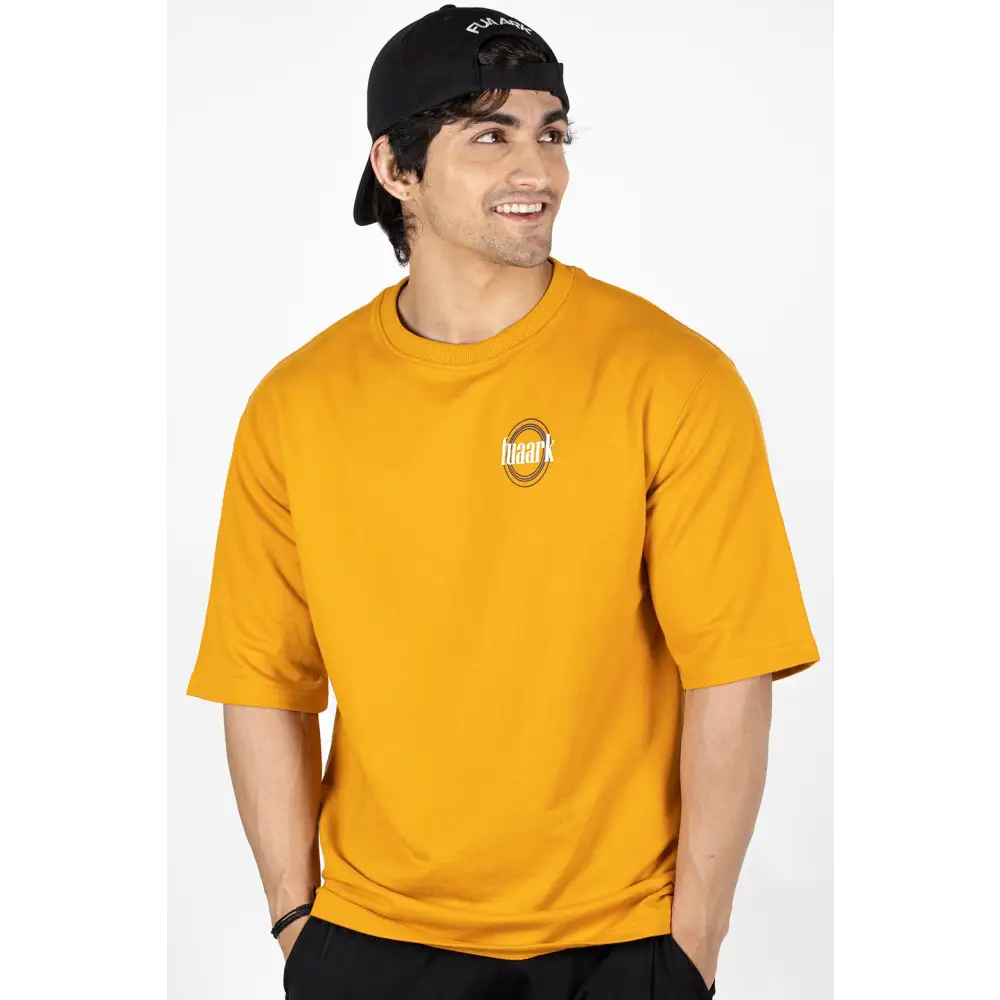 Zodiac Oversized T-shirt Mustard