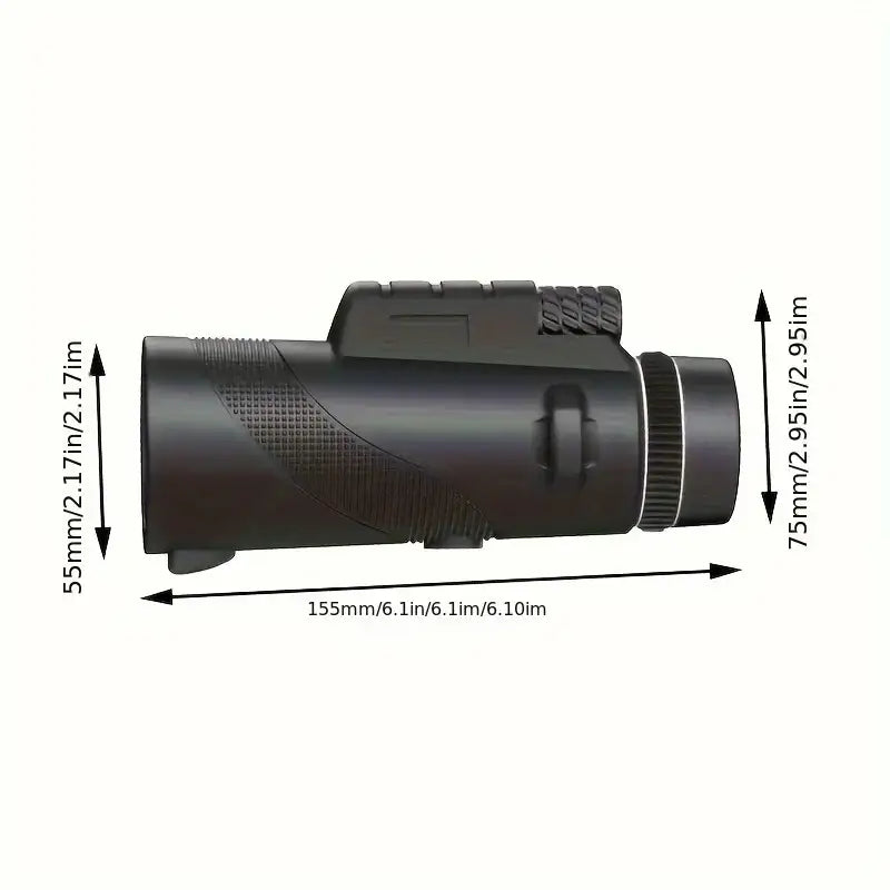 Zoom Monocular Telescope with Tripod & Phone Clip - SS