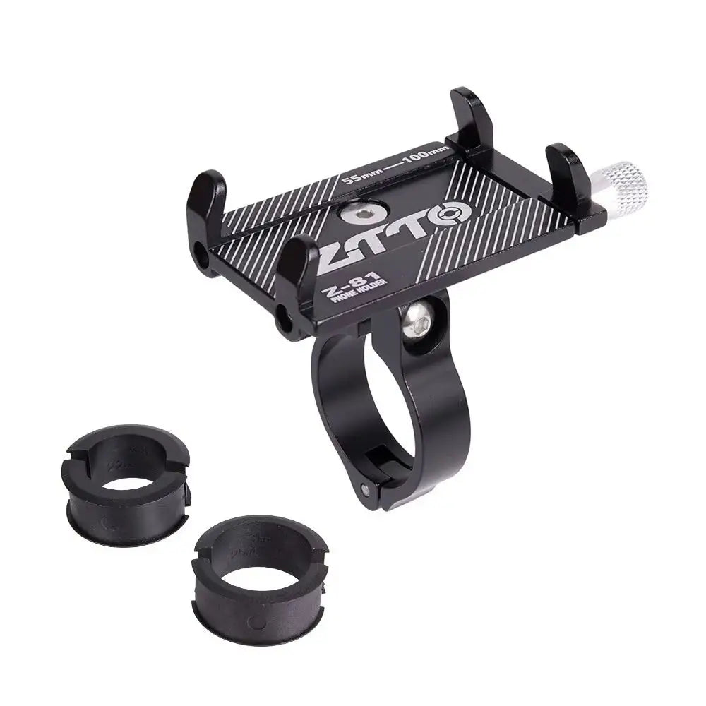 ZTTO Universal Bicycle Phone Holder - Durable Metal Mount for MTB Road Bike and Motorcycle Compatible with Mobile