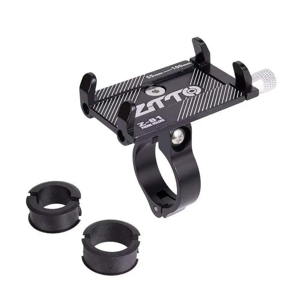 ZTTO Universal Bicycle Phone Holder - Durable Metal Mount for MTB Road Bike and Motorcycle Compatible with Mobile